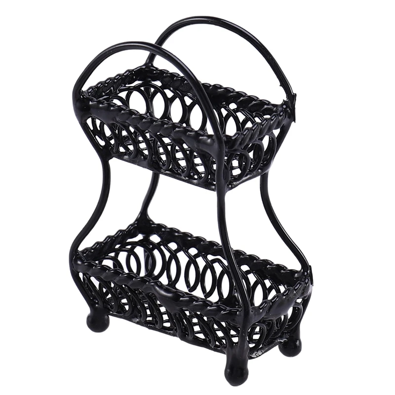 

1:12 Doll House Classic Fruit Basket Micro-House Diy Food Storage Basket Kitchen Storage Rack Doll House Decoration Mini Accesso