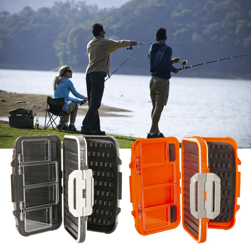 

Double Sided Fishing Lure Storage Box Shockproof Sealed Waterproof Tackle Box Shock-resistant And Impact-resistant