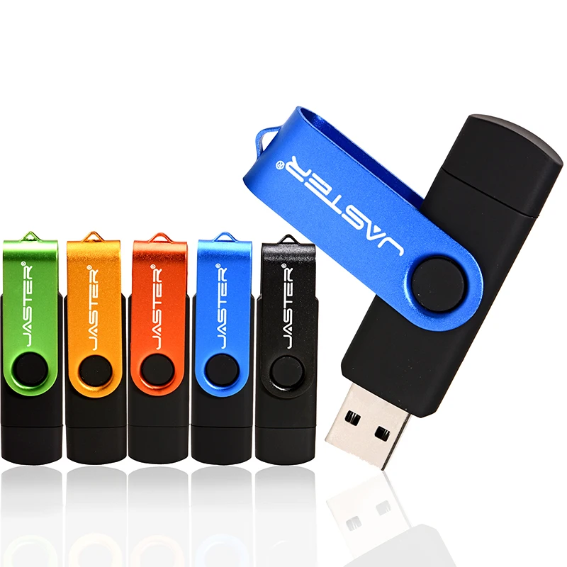 

JASTER Black USB Flash Drives 128GB Free Key Ring USB Stick 64GB 32GB 16GB 8GB Free Custom Logo OTG Pen Drive 4GB Business Gift