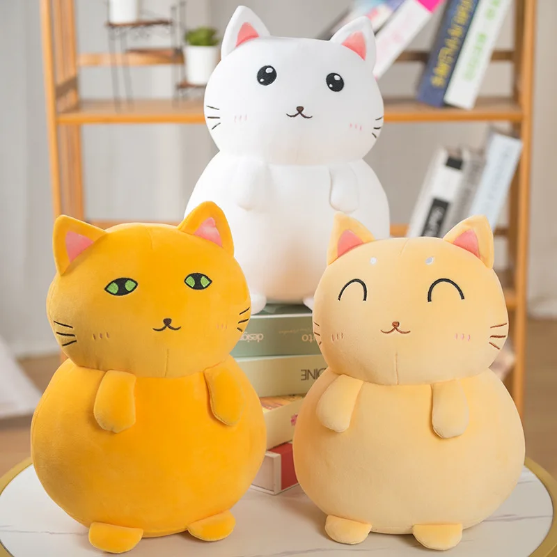 

Cute plush toy lucky fat blessed cat doll Ragdoll for Kids children's room decoration Baby Stuffed Toy