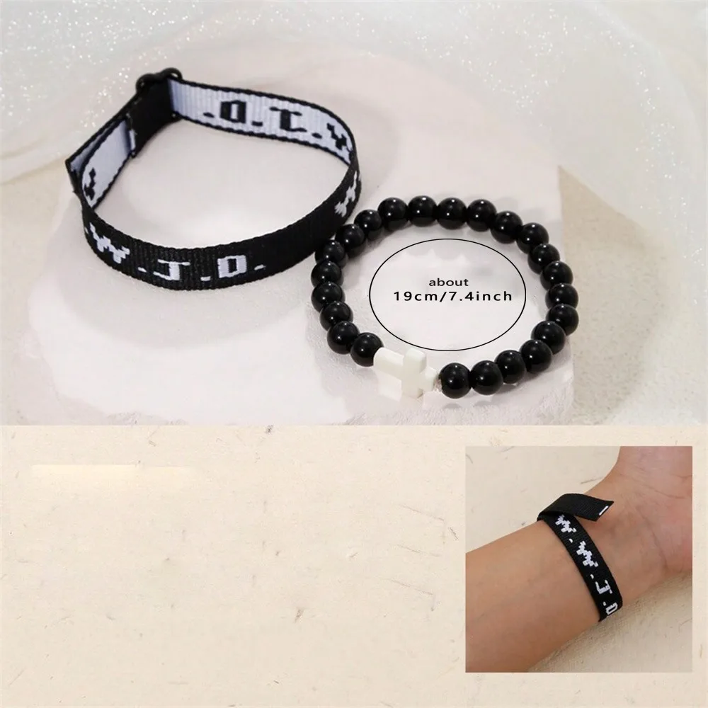 Новые вдохновляющие религиозные браслеты Wwjd 2 шт. подарки христианскому кресту