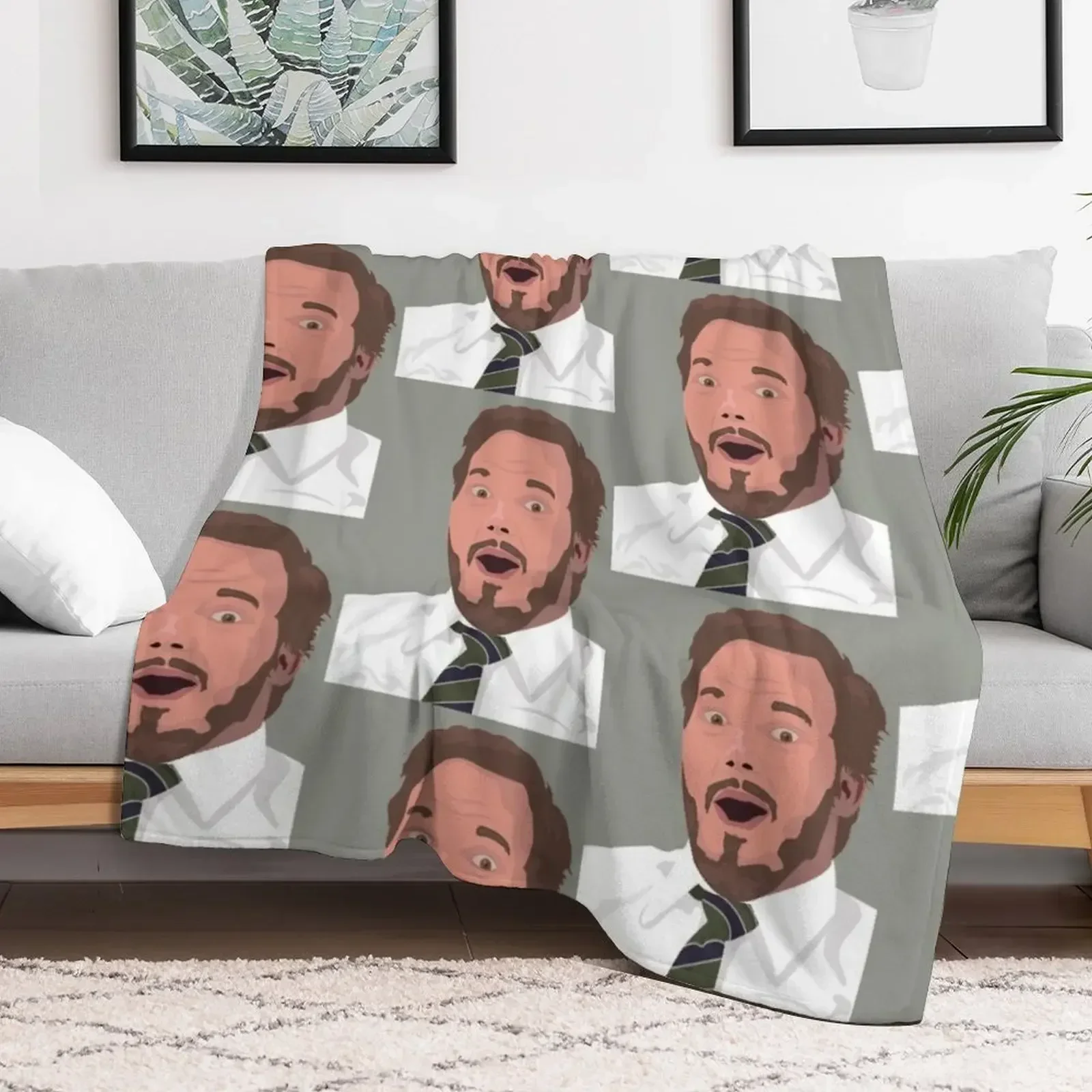 Одеяло Andy Dwyer Surprised Face детское фланелевое одеяло движущиеся одеяла для кровати
