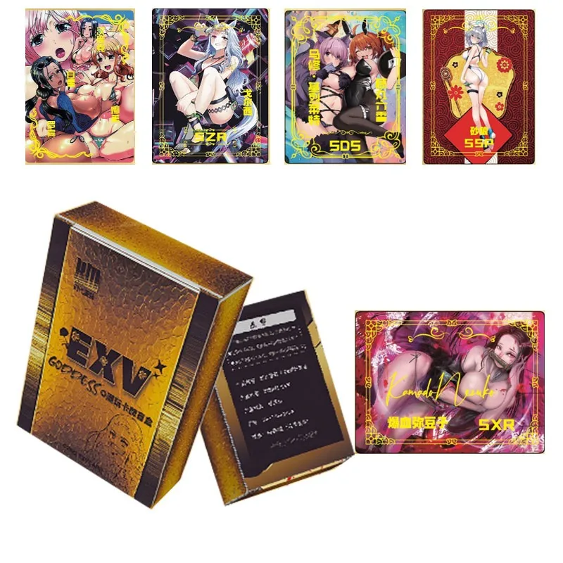 

Коллекционные Карточки с изображением новой богини, коллекционные карточки серии EXV для настольной игры, карточный стол, игрушки для семейн...