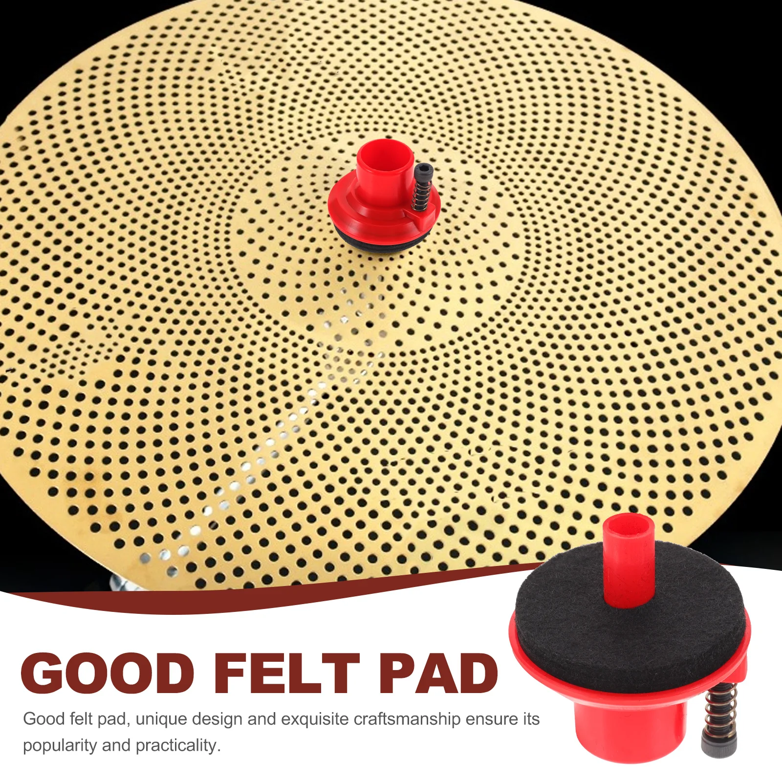 Набор аксессуаров для барабанной установки фетровый клатч хай-хэт чашка гайка