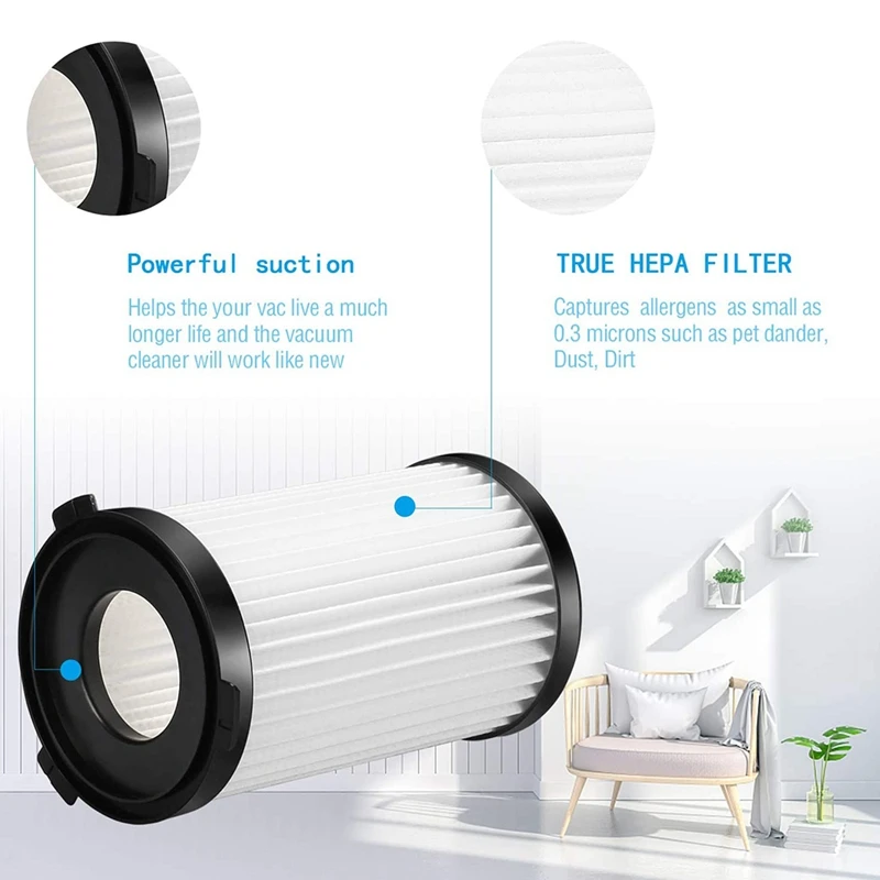 Моющийся сменный комплект Hepa-фильтра и губки для проводного пылесоса MooSoo D600 D601