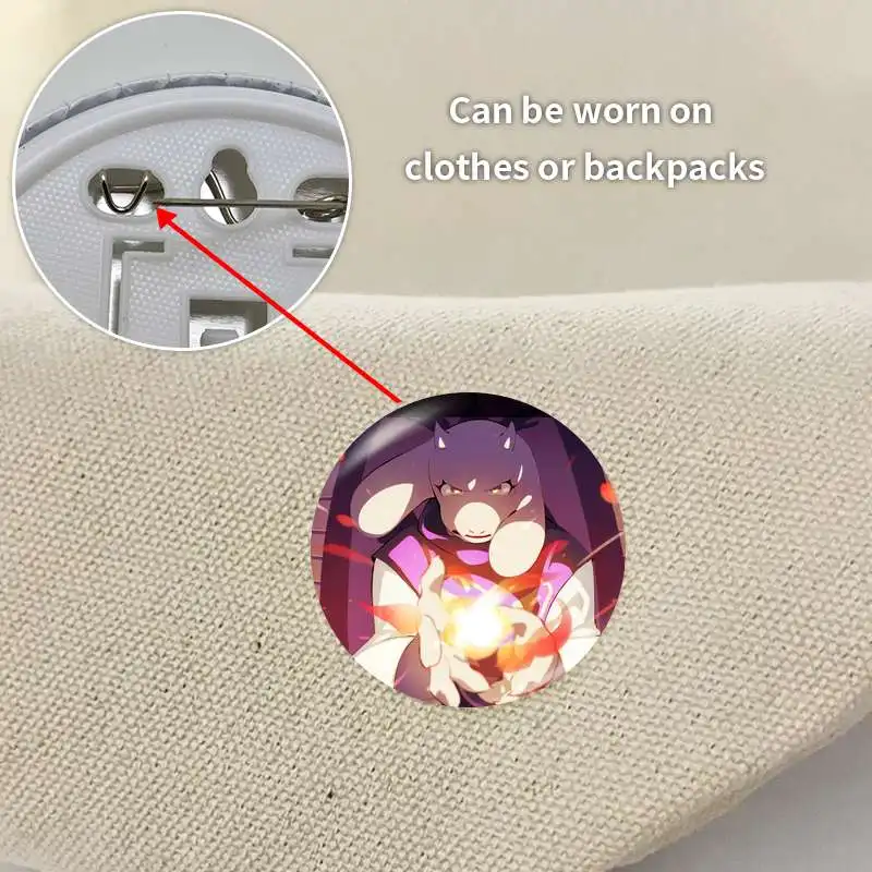 Мягкая брошь-значок Toriel с аниме персонажами игры значок якорем периферийные