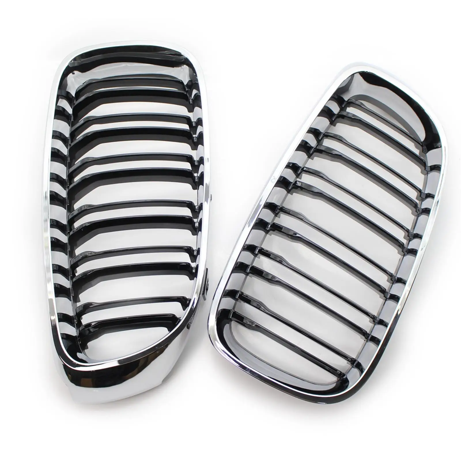 

2X Передняя решетка радиатора, запчасти для автомобиля, сменный решетчатый радиатор 51137294804, сборный бампер для F34 328i 335i