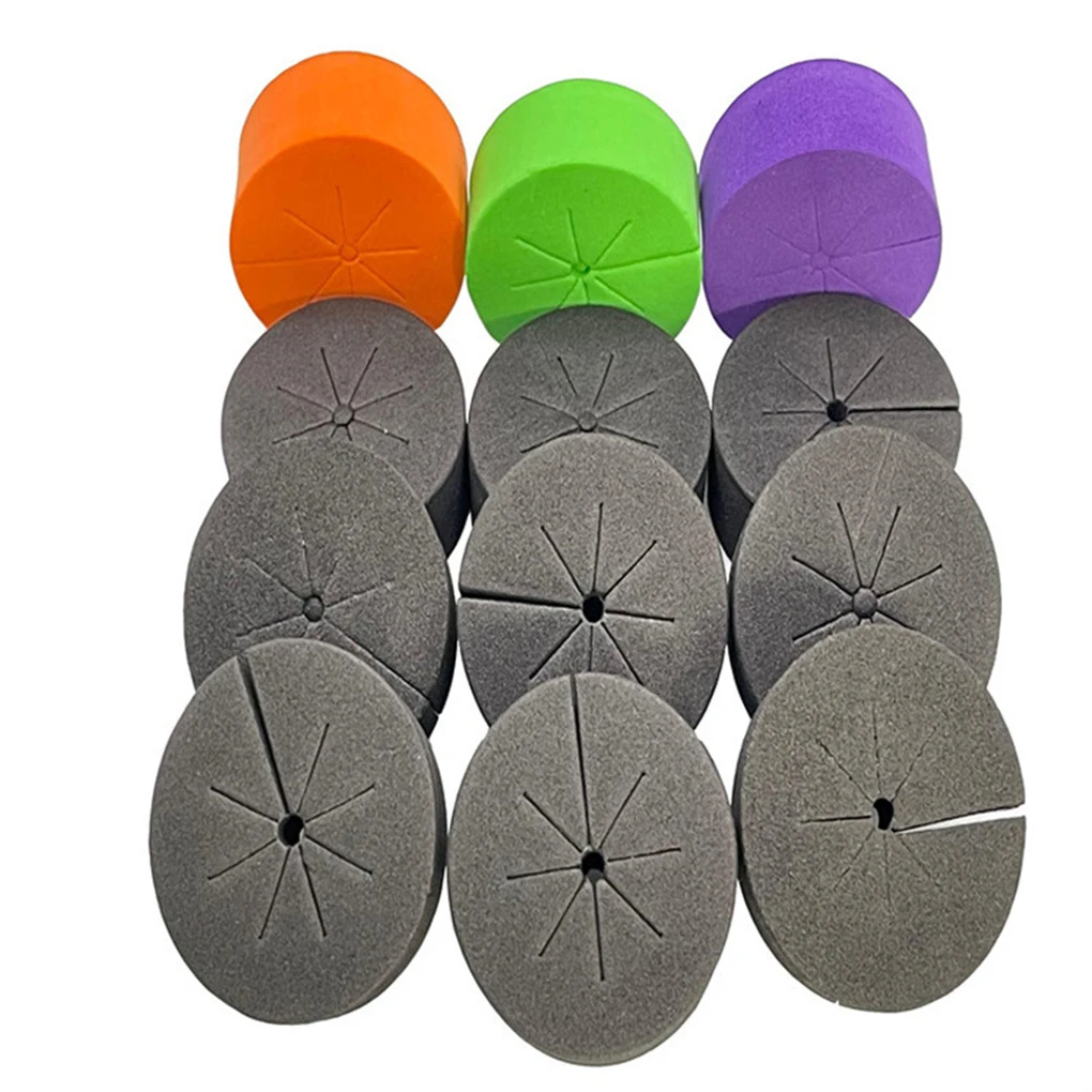 

100x Black Hydroponics Floral Foam Blocks 100Pcs Pack Easy Planting With Opening Durable EVA