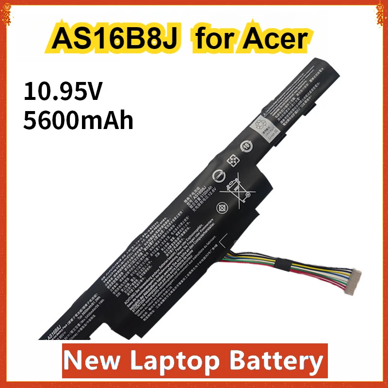 Фото Аккумулятор для ноутбуков Acer Aspire E5-575G-53VG, E5-575G-75MD, E5-575G-534, F15, F5-573G, 3ICR19/66-2, 10.95V, 5600mAh (модели AS16B8J, AS16B5J) №2
