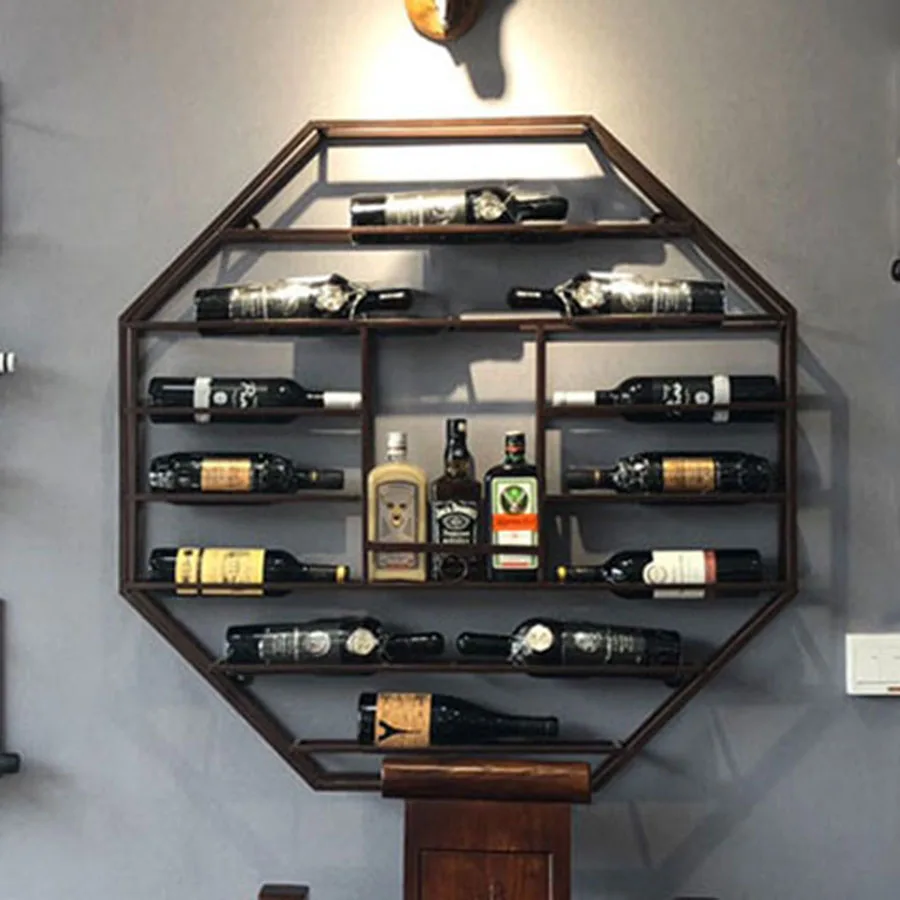 Скандинавская Винная стойка миниатюрный винтажный настенный органайзер для