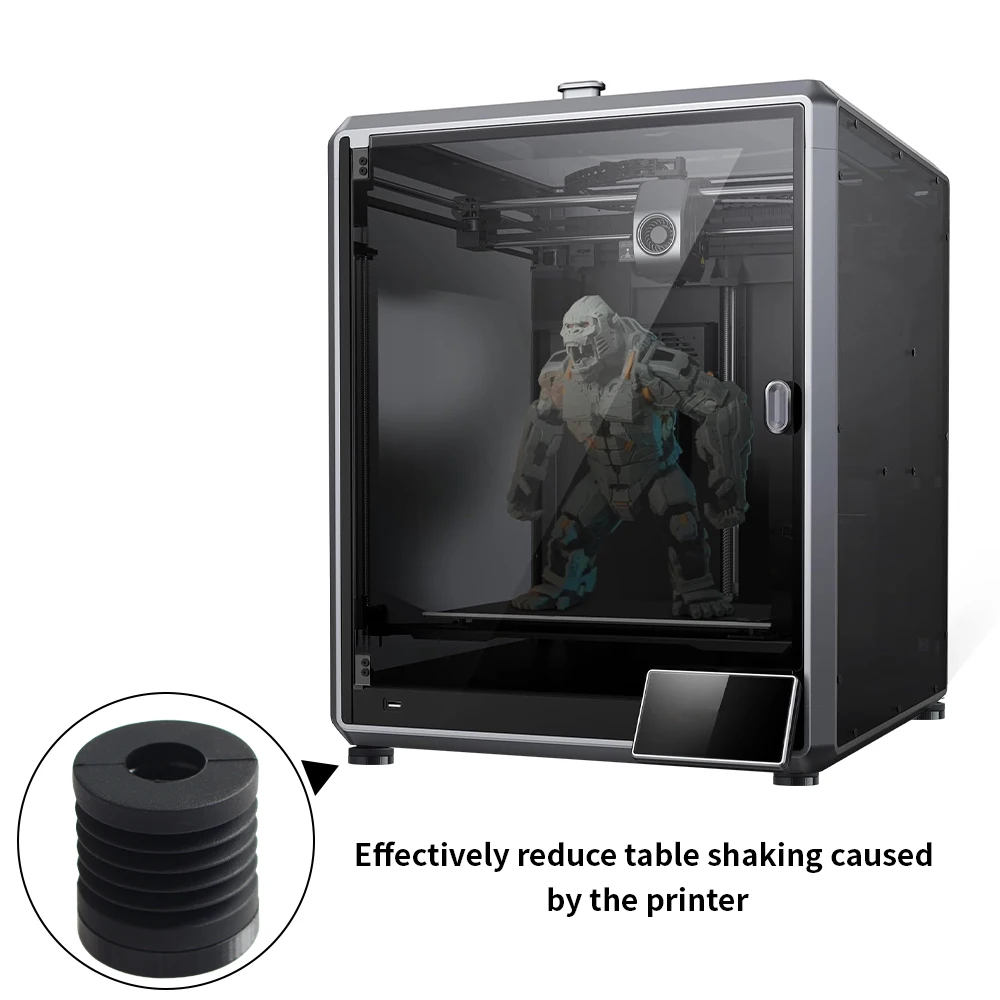 Для Creality K1 Max антивибрационные ножки, универсальная резиновая ножка, противоскользящая резиновая амортизационная накладка, детали 3D-принтера (art.: 3920c87e8fc01) - 3920c87e8fc01