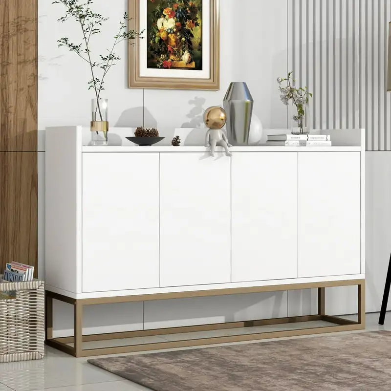 

Cabinet,Sideboard Buffet Cabinet with Large Space - White