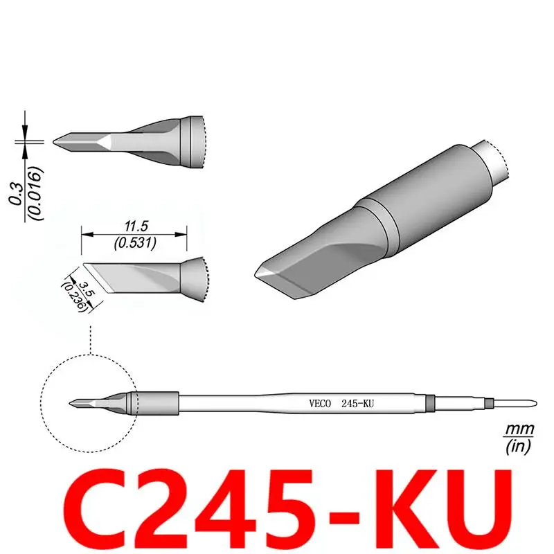 

VECO-C245 паяльные жала для олова