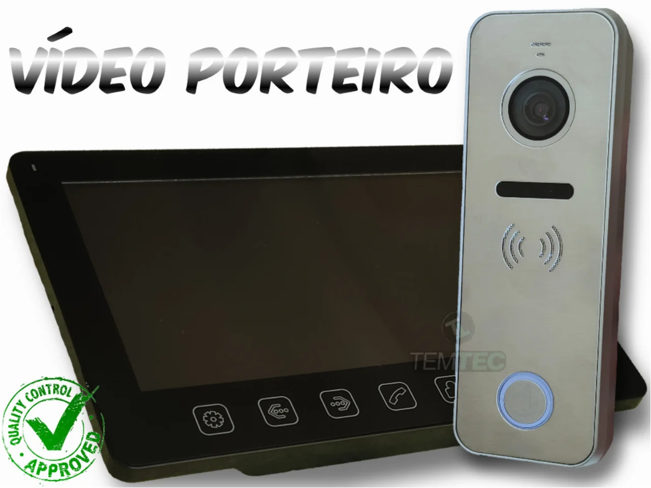 

VIDEO PORTEIRO CAMPAIGNS TOUCH SCREEN SILVER AND BLACK PRIME