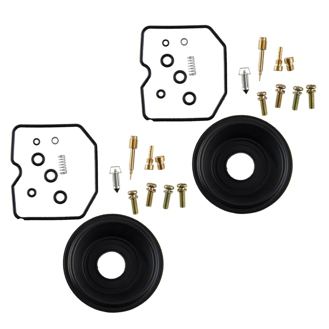 

Набор для Ремонта Карбюратора, 2 набора, поршень, диафрагма, подходит для Kawasaki KAF450 B1 Mule 1000 UTV 88, аксессуары для мотоциклов