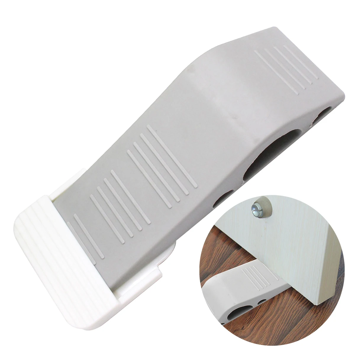 

1PC Rubber Door Stopper Door Blocker Guard Door Holder Wedge For Home Office