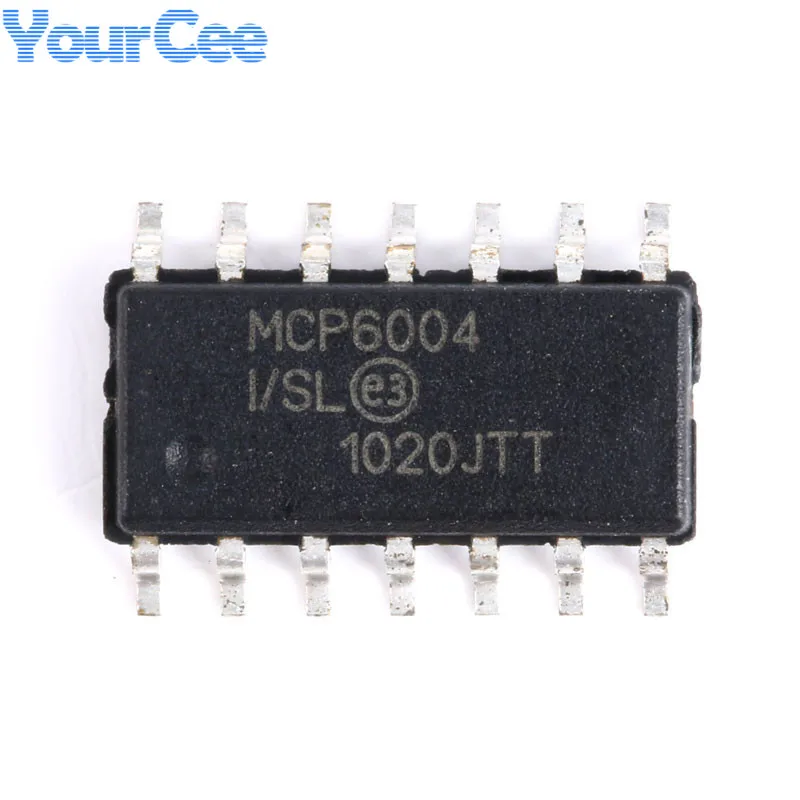 5 шт. MCP6004 MCP6004T MCP6004T-I/SL SOP-14 чип ОПЕРАЦИОННОГО УСИЛИТЕЛЯ Quad 1,8 в 1 МГц
