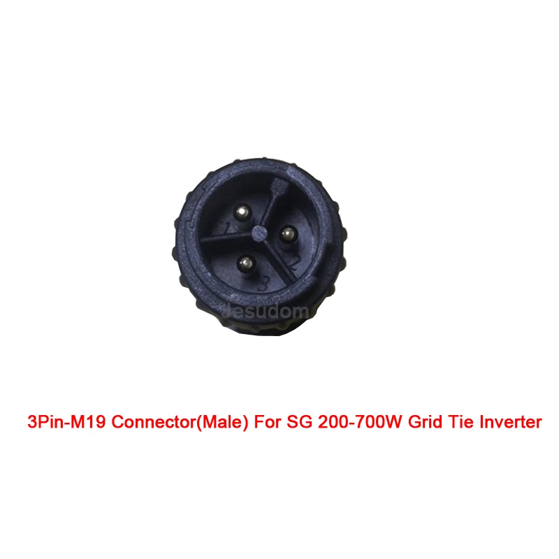 Разъемы 3pin-M19 или 3pin-M25 для SG серии 700W1000W1200W1400W Micro Inverter штекер гнездо кабельного