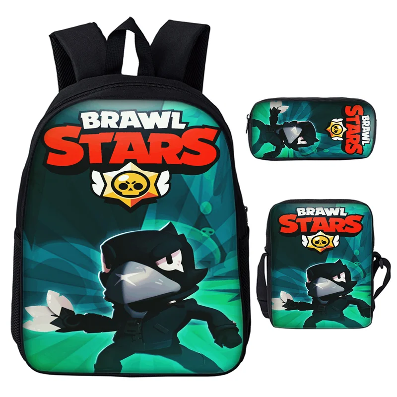

16 Inch School Bags Games Backpacks for School Boys Girls Kids Orthopedic Primary Girls Boys Mochila Feminina 3pcs