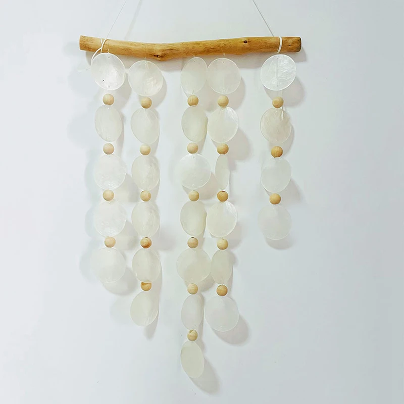 

Natural Shell Wind Chime Shell Wind Chime Wall Pendant Elegant Handmade Crafts Home Living Room Balcony Office Room Decor Gifts