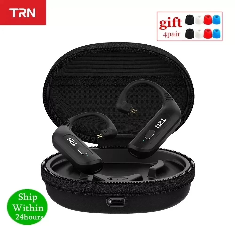

TRN BT20S PRO Bluetooth 5.0 ушной крючок Aptx/AAC адаптер для кабеля наушников MMCX/2Pin с зарядным устройством для TRN VX V90s ZSX ZAX ZSN PRO
