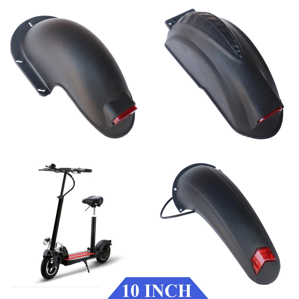 

Rear Fender With Tail Light Wings Rear MudGuard Taillight Support Protection For 10 inch Electric Scooter Fender Accessories