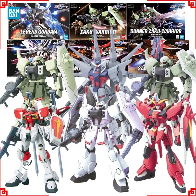 Фото Bandai Gundam Model Kit HG Blaze Zaku Sword Impulse Saviour Legend Gunner Zaku Phantom Фигурка Gunpla Аниме Фигурки Игрушки №1