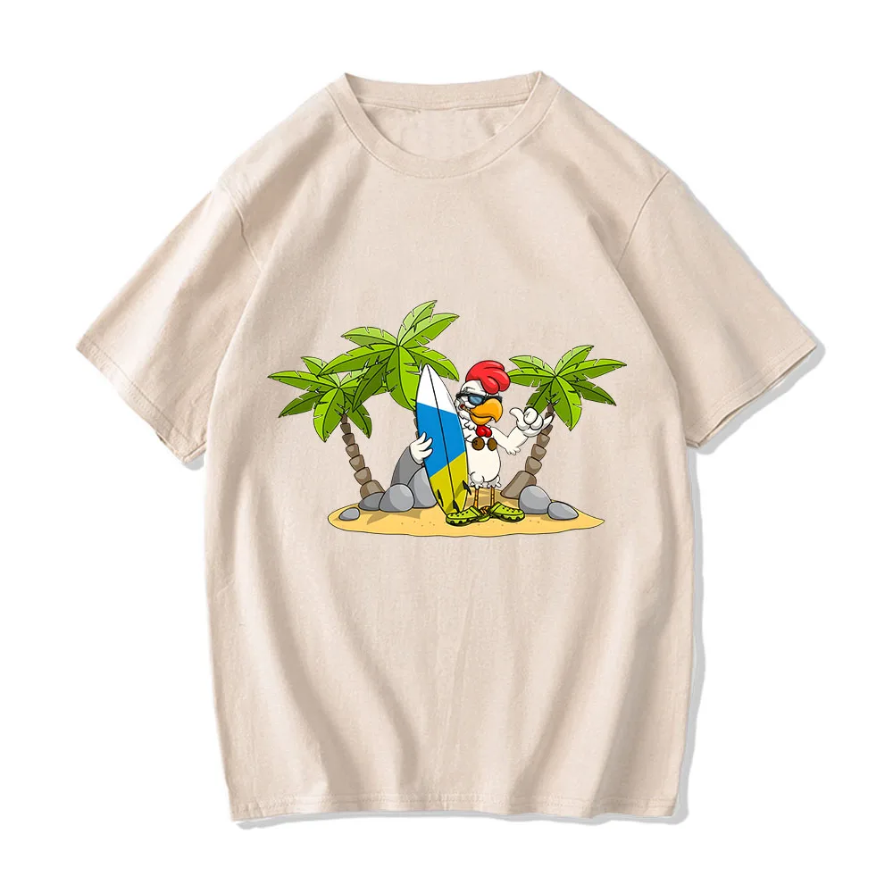 

Poguelandia Coconut Palm Enjoy A Holiday T Shirts Men/women 100% Cotton Tees Short Sleeve Kawaii/Cute Cartoon Summer T-shirts