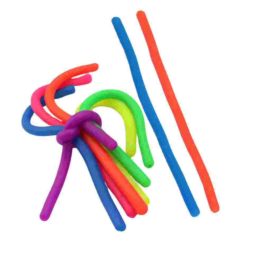 

8pcs Sensory Toys Interesting Portable Funny Creative Anxiety Reliever Stretch Strings for Kids Teens