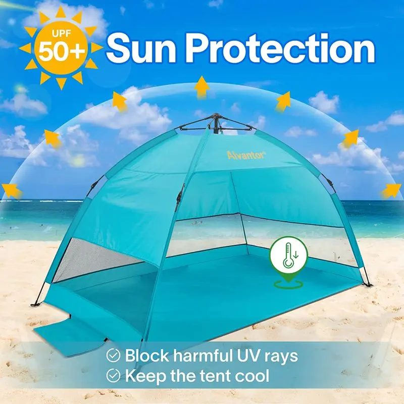 

Attractive Automatic Sun Shelter Tent Umbrella - Get Ready to Enjoy A Pleasurable Outdoors Adventure!