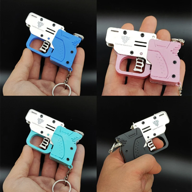 

Мини Складная резиновая игрушка металлическая складная пусковая установка портативная детская игрушка с брелоком игра для стрельбы инструменты для активного отдыха