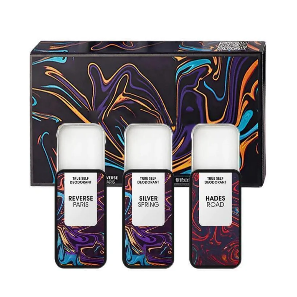 

Женский портативный дезодорант, натуральный антиперспирант для тела, стойкий твердый парфюмерный набор Reverse Paris