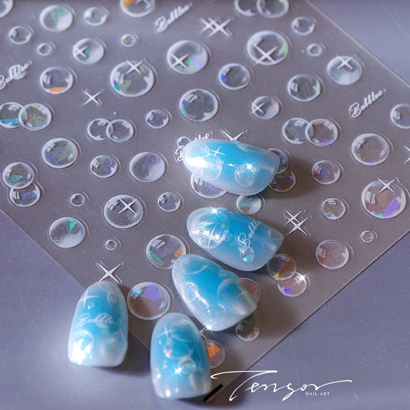 Блестящие лазерные пузырьки мечты звезды ракушки морские звёзды золотой рыбки