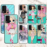 l o l surprise doll art for t mobile revvl v 5g 4 revvl v plus 5g 4 black phone case shockproof soft silicone cover capa