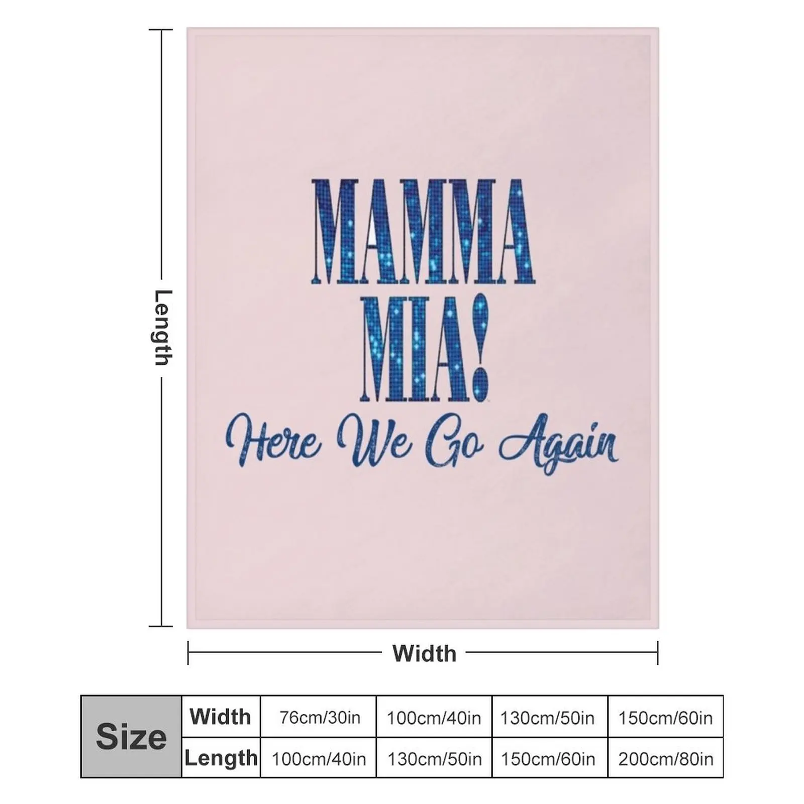 Одеяло Mama Mia Mamma Here We Go Again очень большое одеяло милые клетчатые одеяла