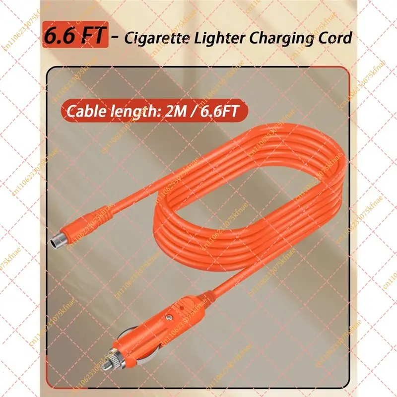 Фото Кабель для зарядки автомобиля 14AWG для Jackery Explorer 3000/2000/1500/1000 Pro |   Шнур DC8020, 2-метровый кабель для портативной электростанции №1