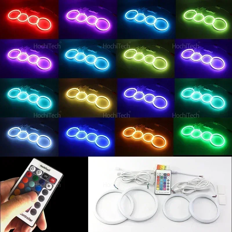 Пульт дистанционного управления Angel Eyes LED Cotton RGB 16-цветное кольцо для фар для Alfa Romeo 147 2005 2006 2007 2008 2009 2010 Аксессуары (art.: 3920cbb477a24) - 3920cbb477a24