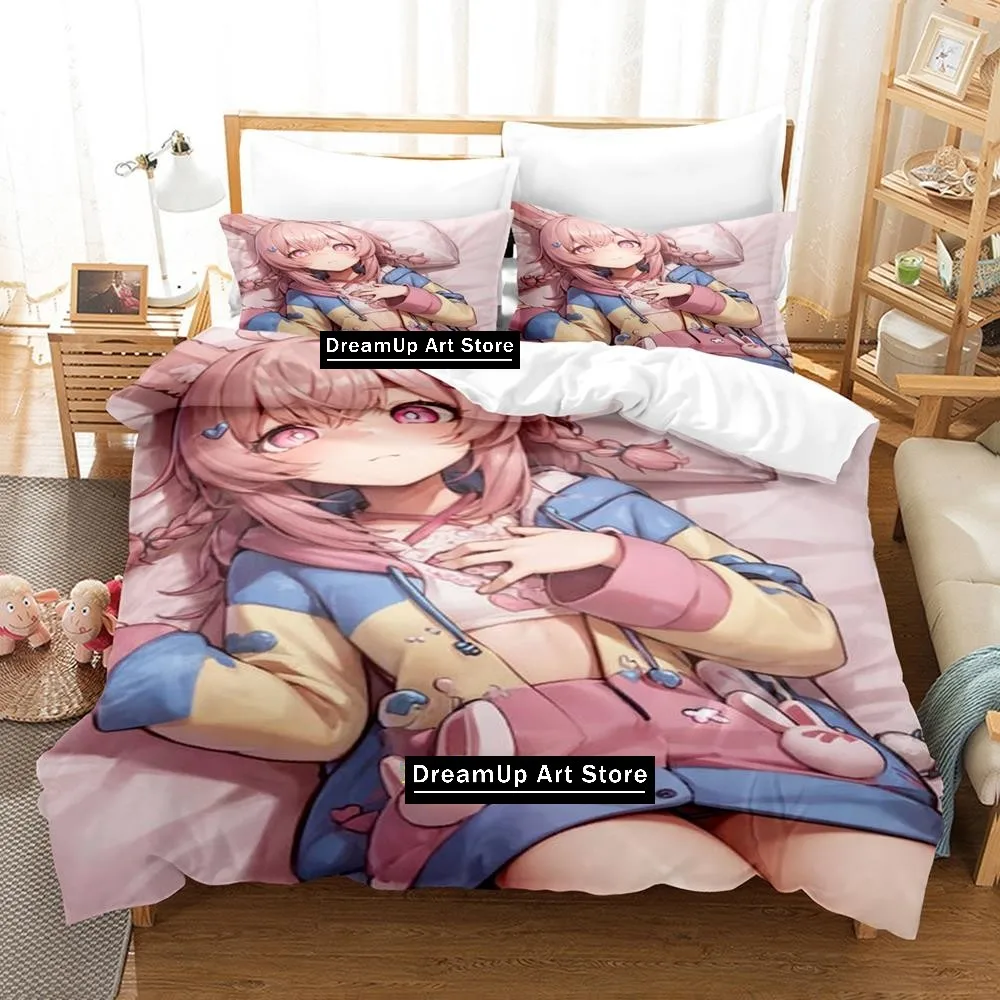 3D Print Fashion Kawaii Pipkin Pippa Bedding Set Boys Girls Twin Queen Full Size Duvet Cover Pillowcase Bed Adult Bedroom