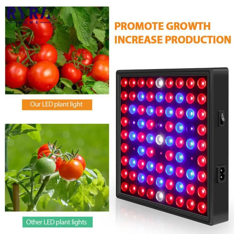 

Фитолампа полного спектра, светодиодсветильник лампа для выращивания растений, квантосветильник панель, освесветильник для роста растени...