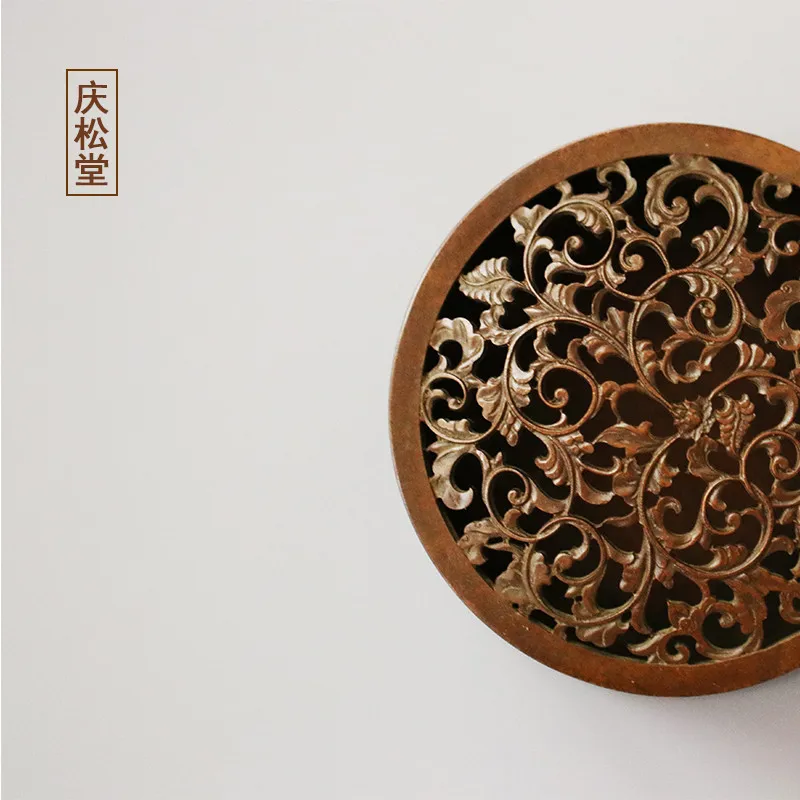 Фото Gu Su знаменитый Hu Qingsong фиолетовая фотолампа двухслойная круглая Курильница печать курильница №3