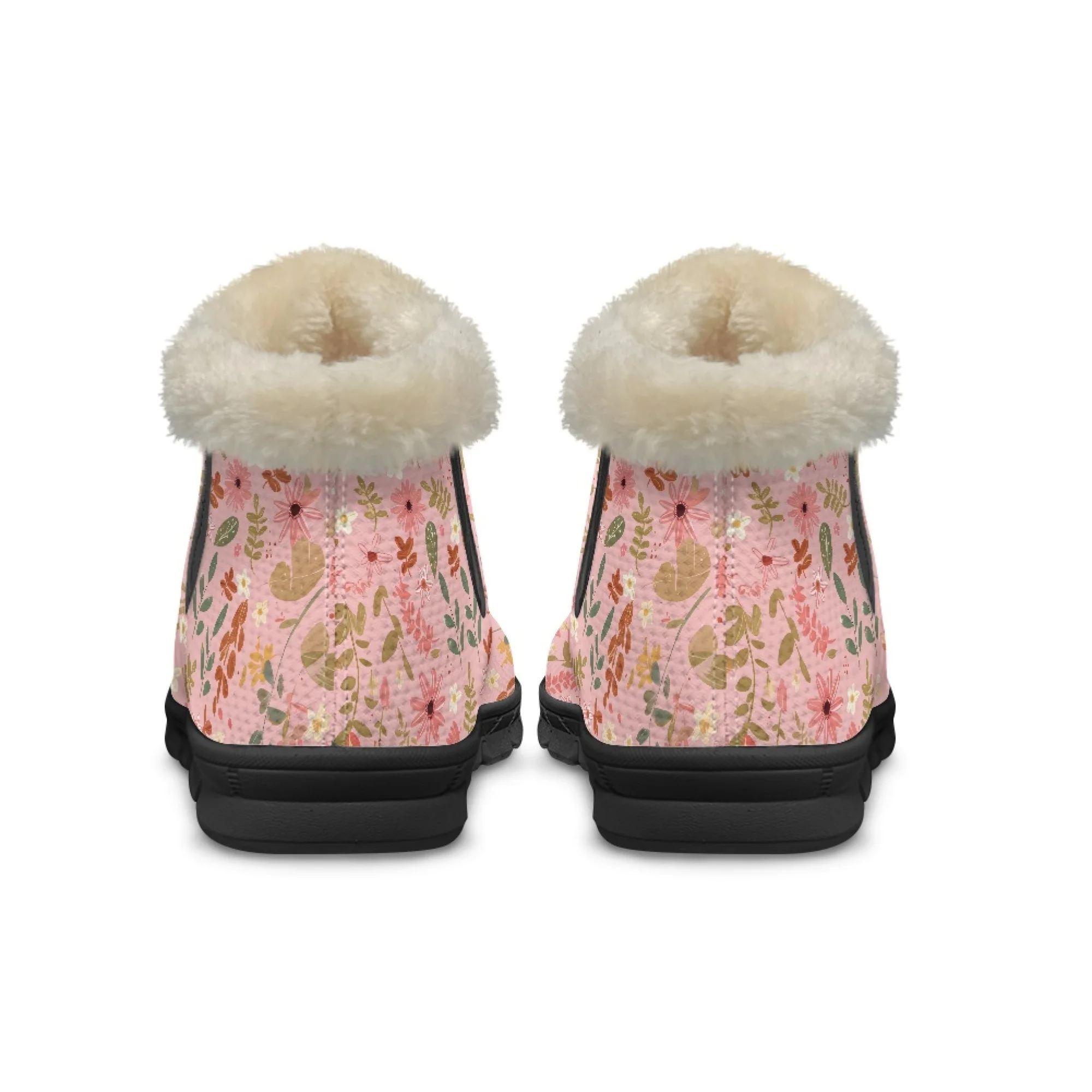 INSTANTARTS/теплые нечеткие зимние ботинки с милым рисунком ленивца женская зимняя