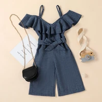 baby girl jumpsuits new fashion girl baby casual children solid costumes sleeveless clothing for baby girl