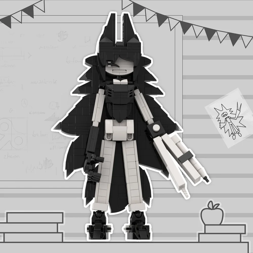 Набор строительных блоков MOC NEW Paper Education Miss Circle мультяшная анимационная фигурка