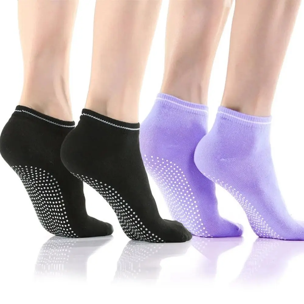 

1 пара, силиконовые хлопковые быстросохнущие Нескользящие эластичные носки для занятий спортом