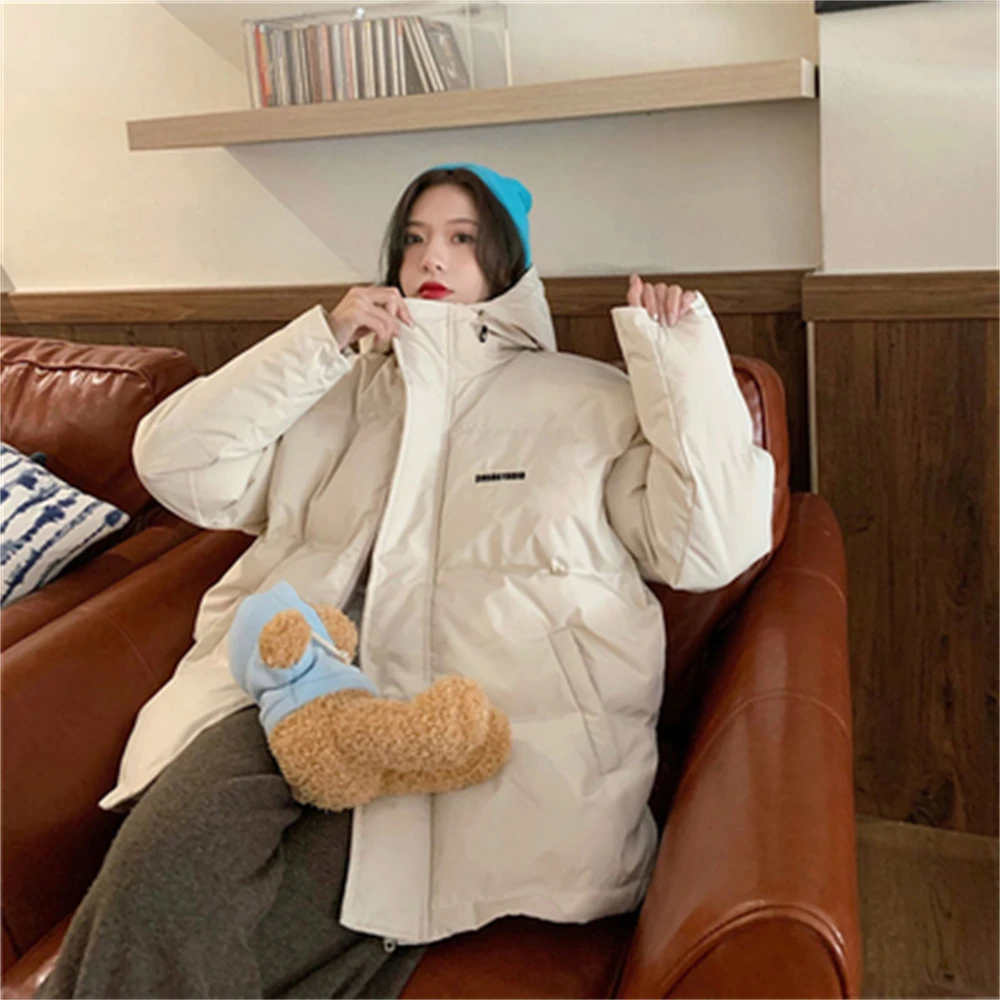 

2023 New Winter Women's Wear Korean Academy Style Loose Commuter Leisure Fashion Thickened Down Coat