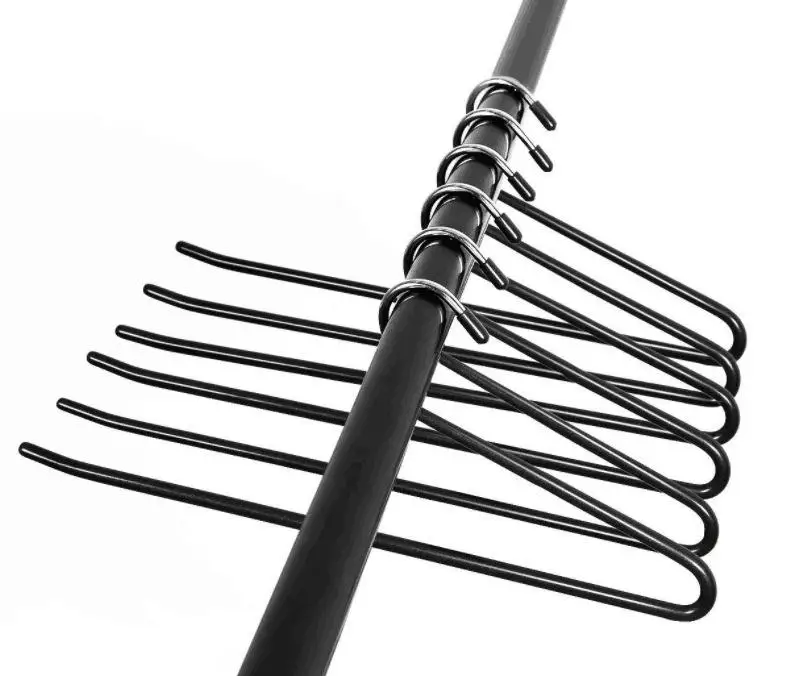 Прочные и долговечные металлические вешалки 10 шт. джинсовые для шкафа тонкая