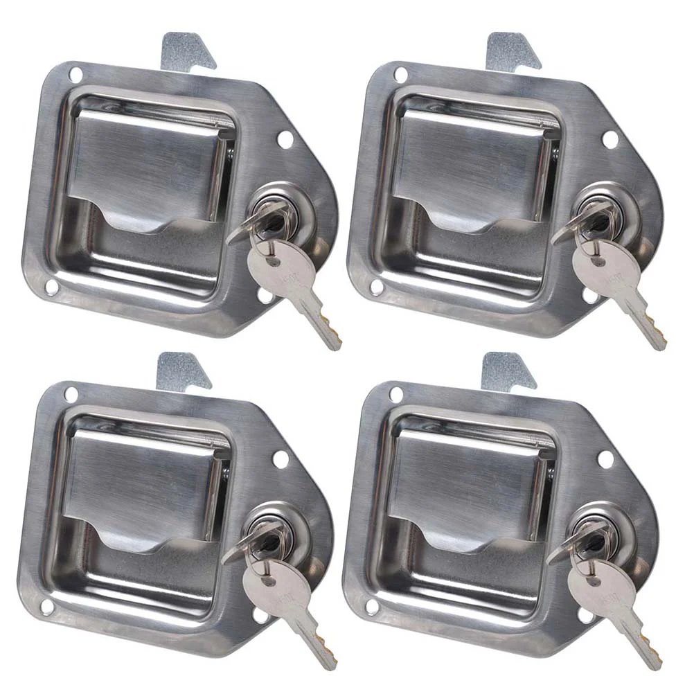 

4 PCS Brass Fittings Hook Locks Anti-theft Paddle Car Accessories Switch Knife Trailer