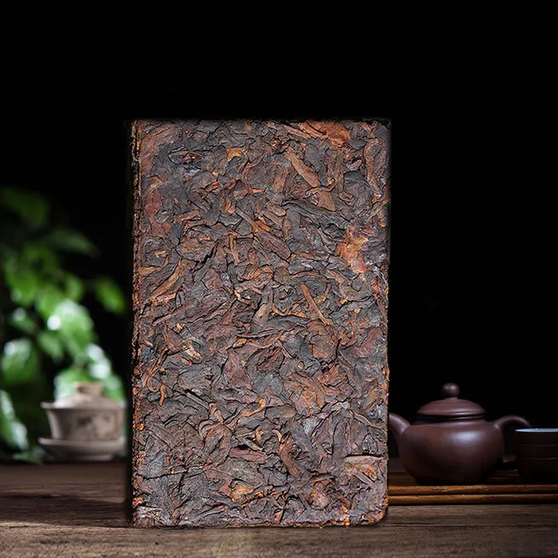 

The Oldest Tea Chinese Yunnan Old Ripe 250g China Tea Health Care Pu'er Tea Brick for Weight Lose Tea No Teapot