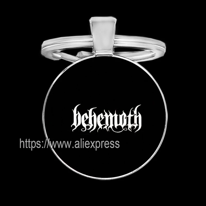 Behemoth Band Design Icons Keychains Metal Keyrings for Men Gifts for Party images - 6