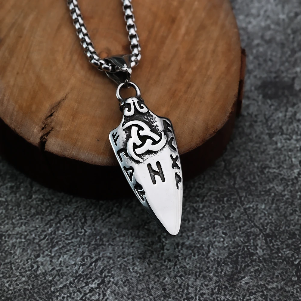 Ожерелье С Подвеской В Виде Буквы Викингов Европейском И Американском Стиле